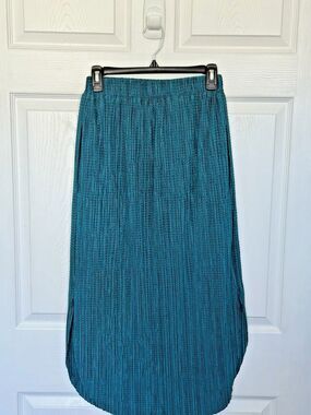 Sabina Musayev pleated Women’s Skirt Size S turquoise green